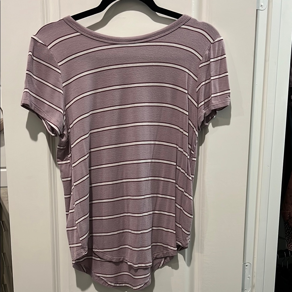 SO Pink and Purple Relaxed Fit Short Sleeve Tee